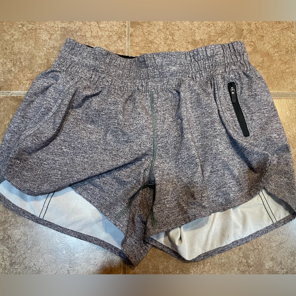 Lululemon grey tracker shorts